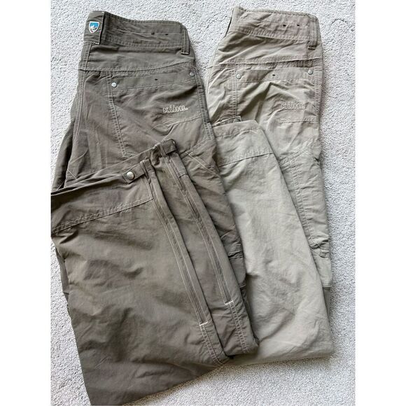 (2) NWOT KUHL Liberator Convertible Pants Men’s 30x34 Stealth Outdoors Utility, - Picture 1 of 9